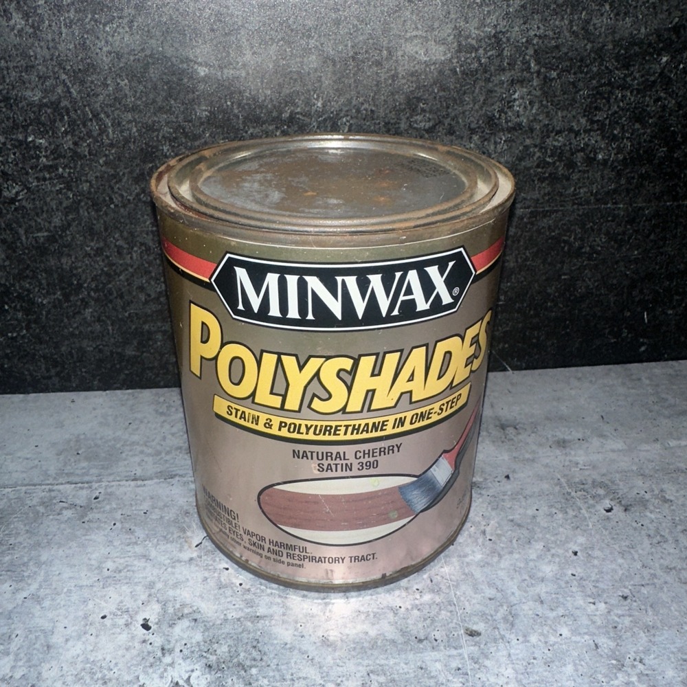 Minwax PolyShades Natural Cherry Satin 1 Quart New